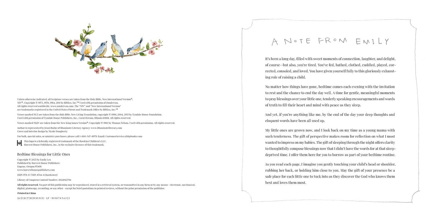 Bedtime Blessings for Little Ones | Hardcover Book