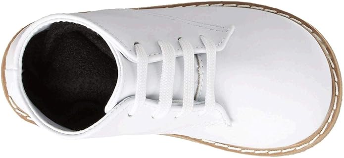 High Top Leather First Walker (Infant/Toddler) | White