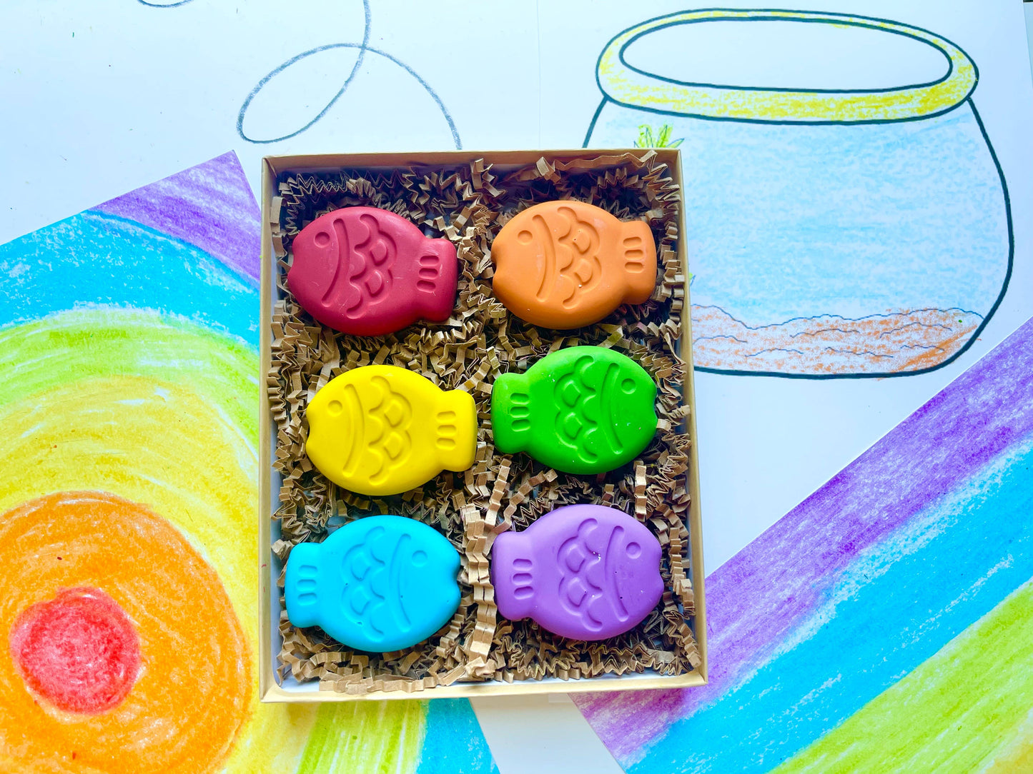Fish Crayons Deluxe Gift Box