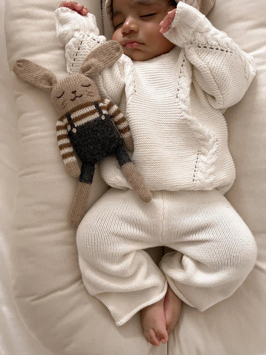 Luna + Luca Knit Pants | White