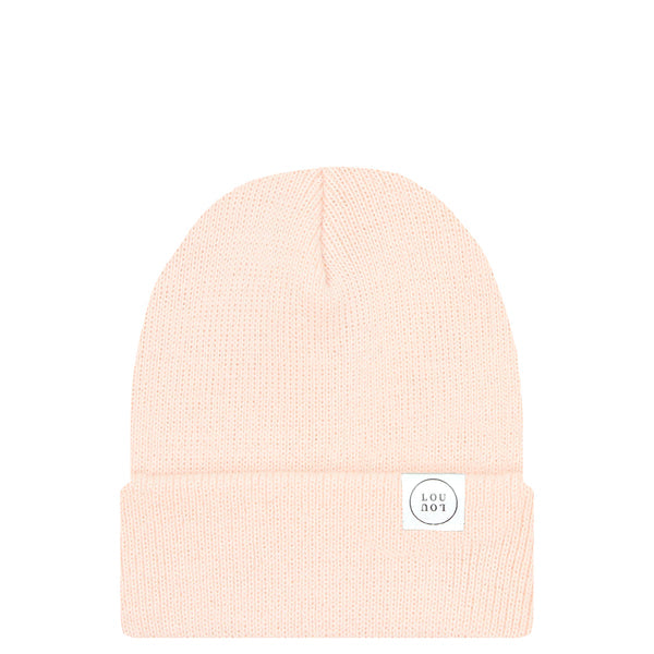 Blush Pink Beanie | Pom + No Pom