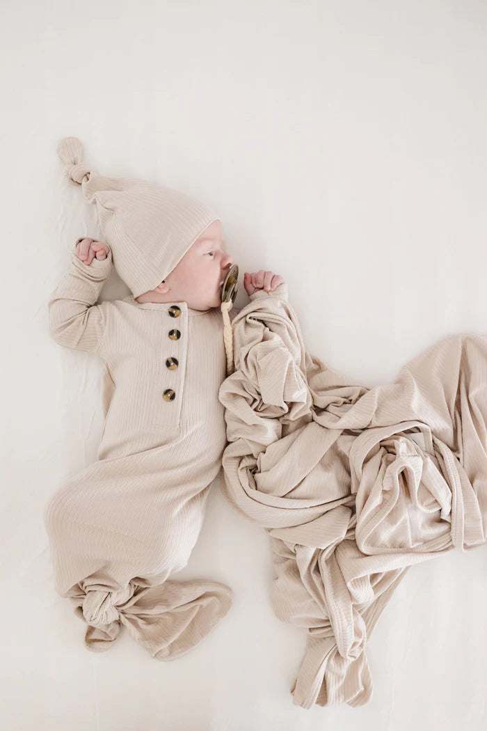 Ribbed Swaddle Blanket | Cove