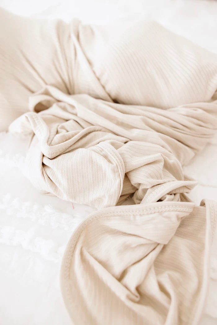Ribbed Swaddle Blanket | Cove