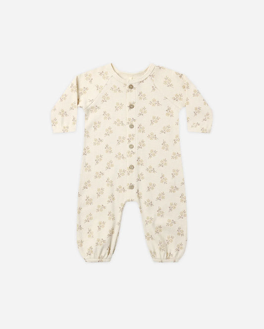 Waffle Long Sleeve Jumpsuit | Meadow