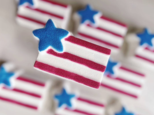 USA Flag Bath Bomb