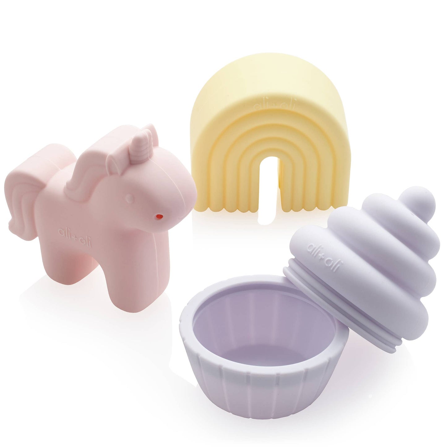 Unicorn Theme Squirt Water Bath Toy Set