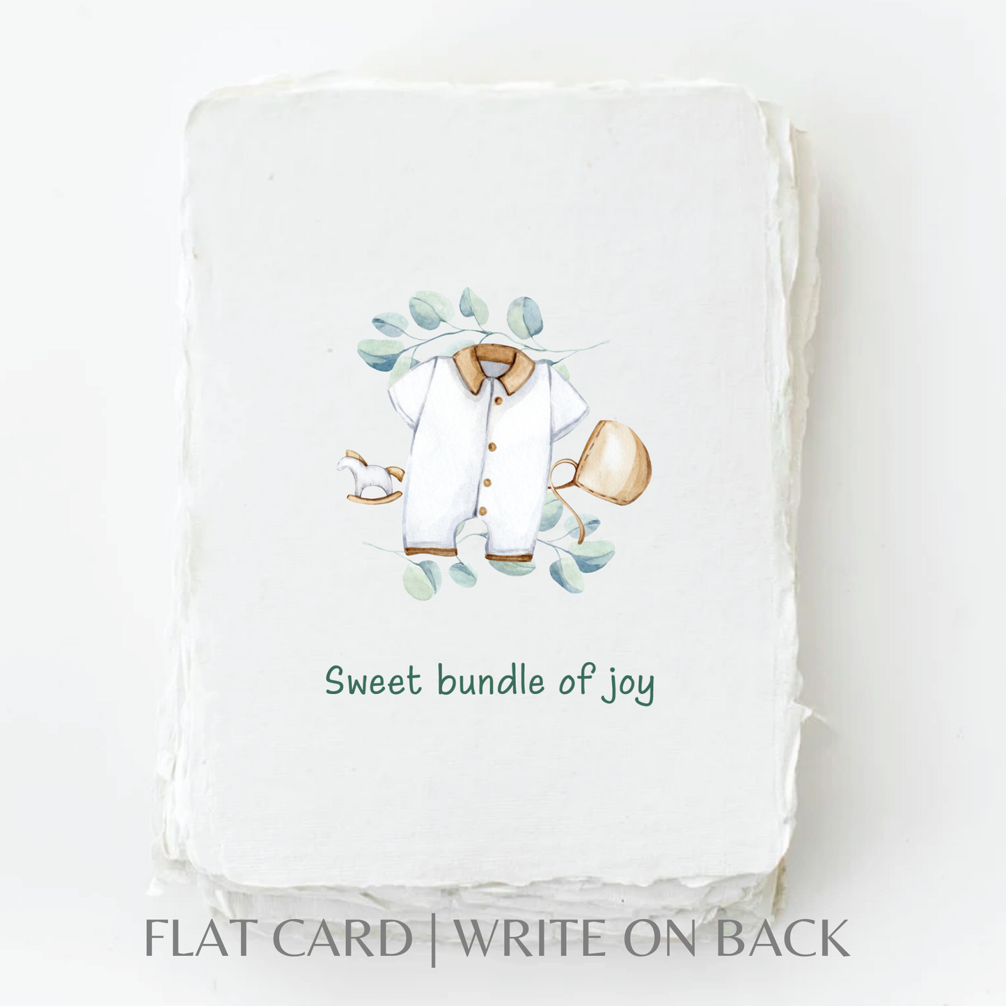 Sweet Bundle of Joy (Boy) | Greeting Card + Decor