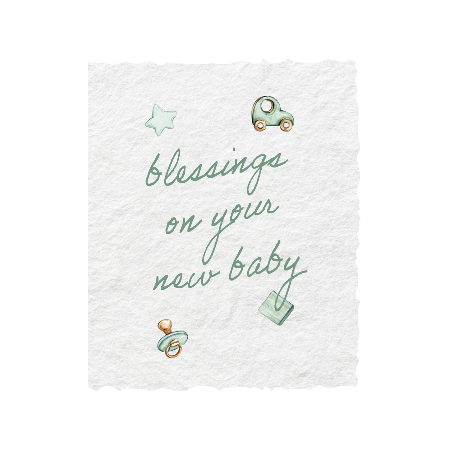 Blessings On Your New Baby | Religious/Christian Greeting Card