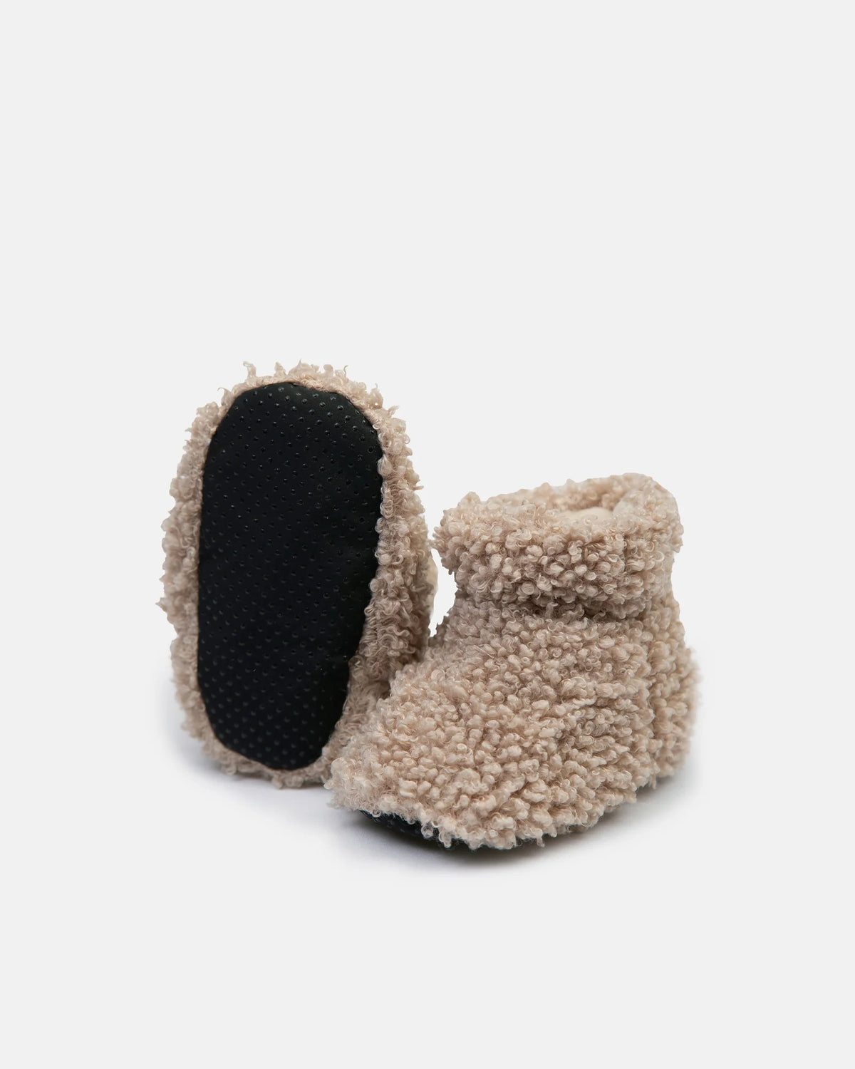 Teddy Baby Booties | Oatmeal
