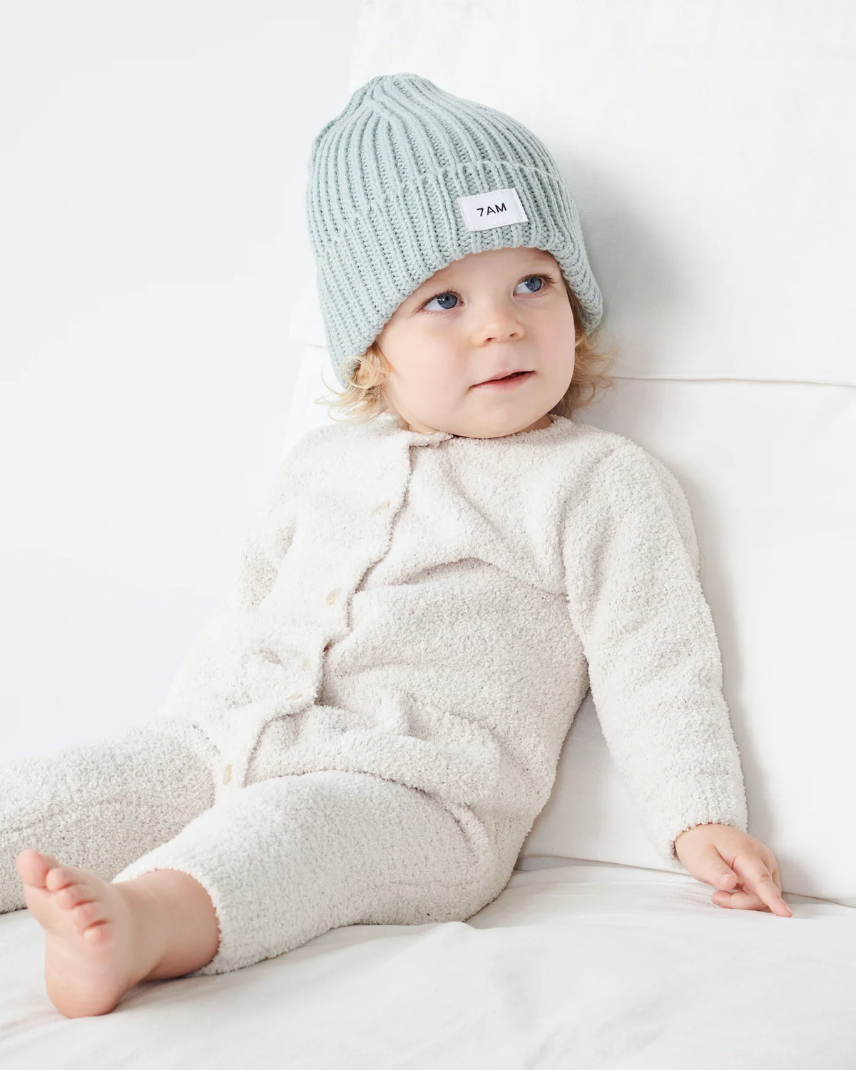 Fuzzy Jumpsuit | Ecru