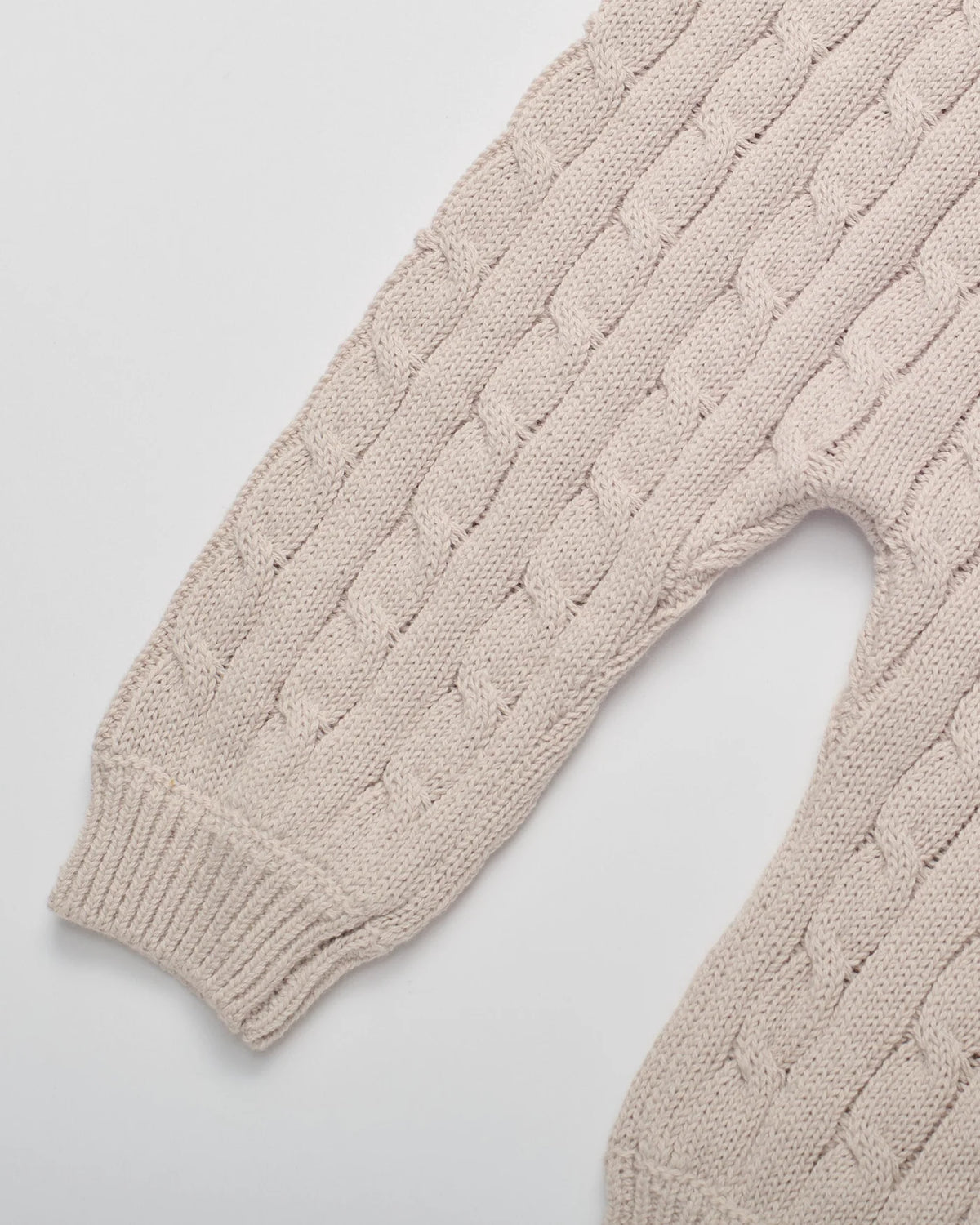 Chunky Cable Cotton Set | Wheat