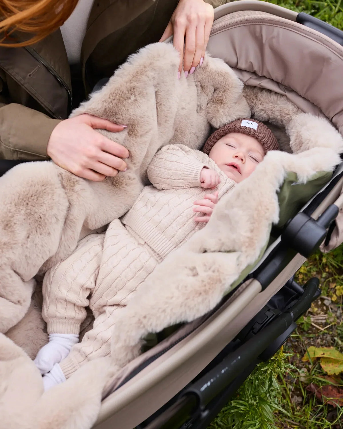 Chunky Cable Cotton Set | Wheat
