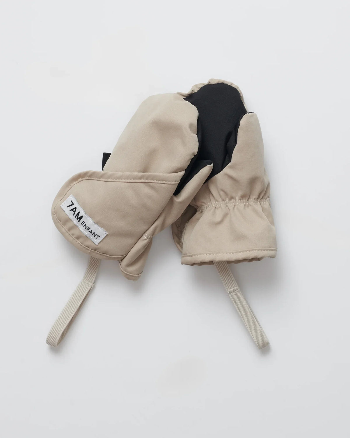 Benji Plush Mittens | Oat