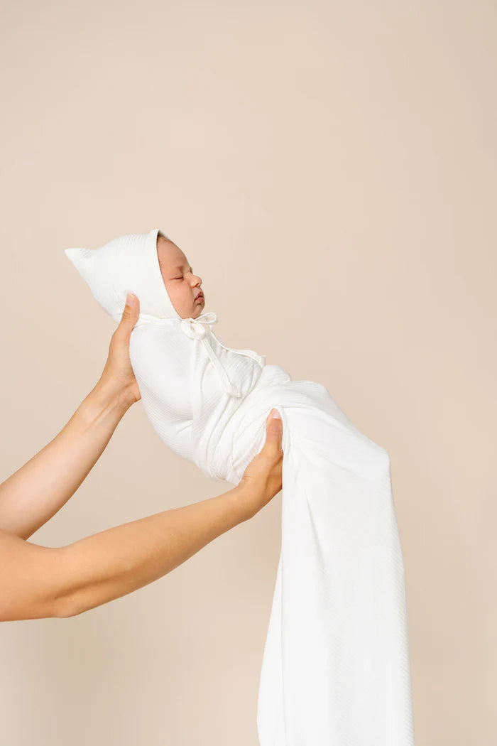 Ribbed Swaddle Blanket | Wren