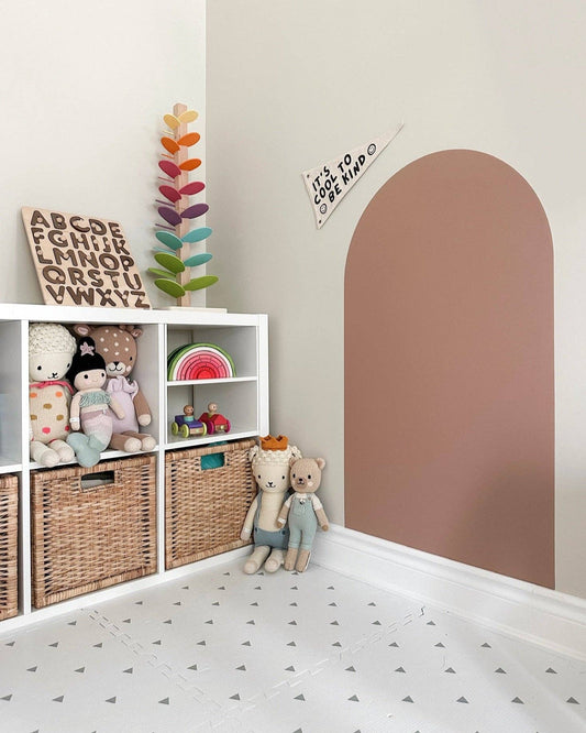 Magic Playwall - Arch Magnetic Wall Decal for Kids | Caramel