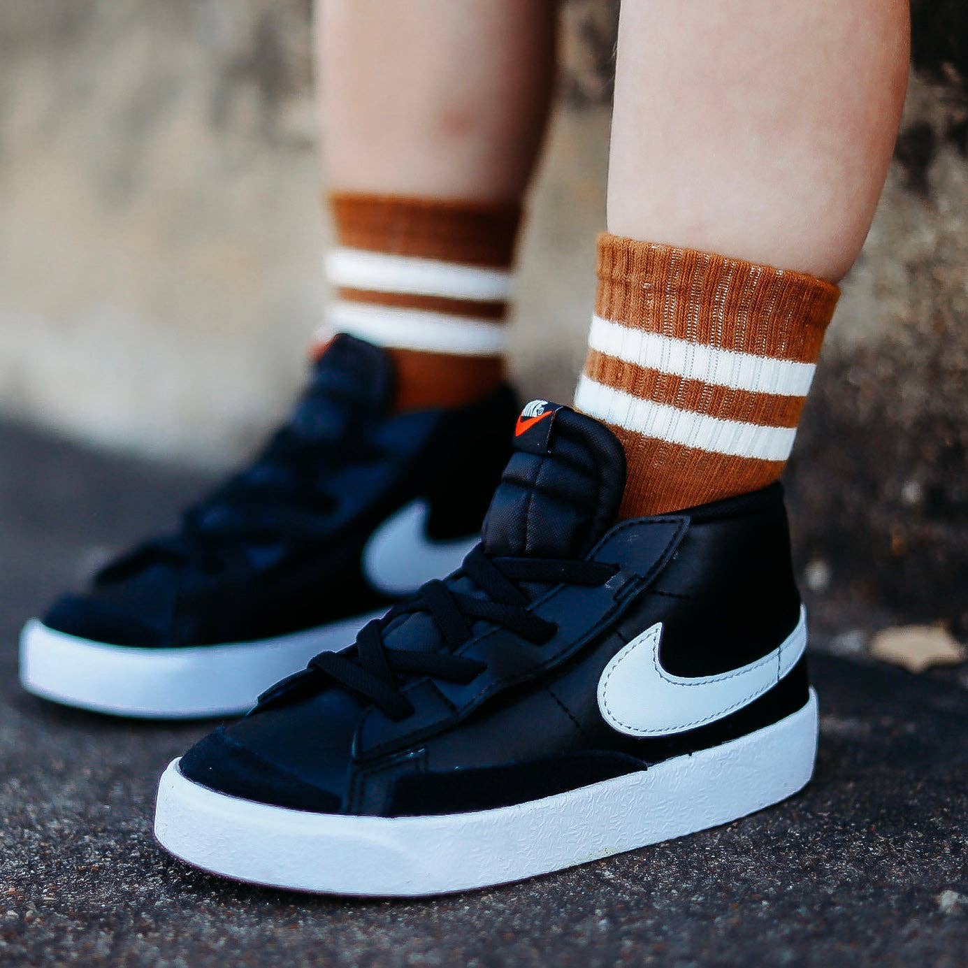 Camel Stripe Sock