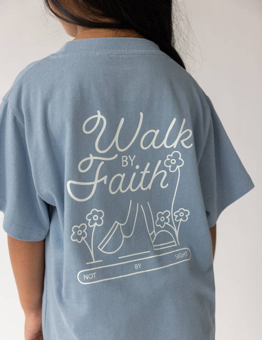 Walk by Faith Kids Tee