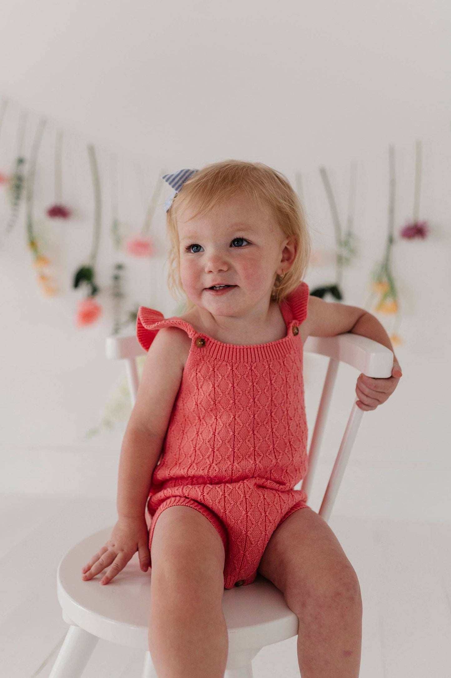 Knit Sweater Romper | Cream