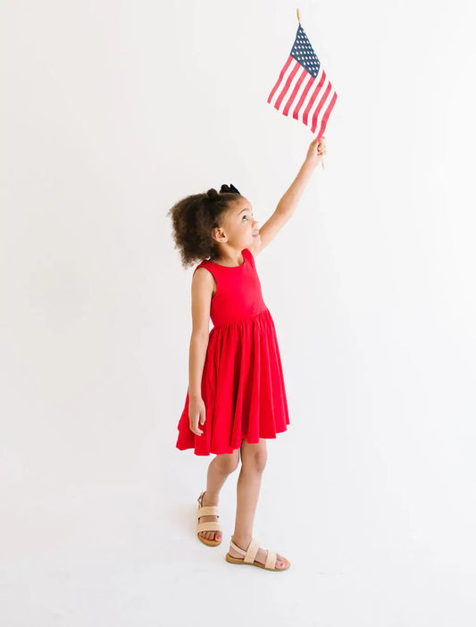 Tank Dress in Scarlet