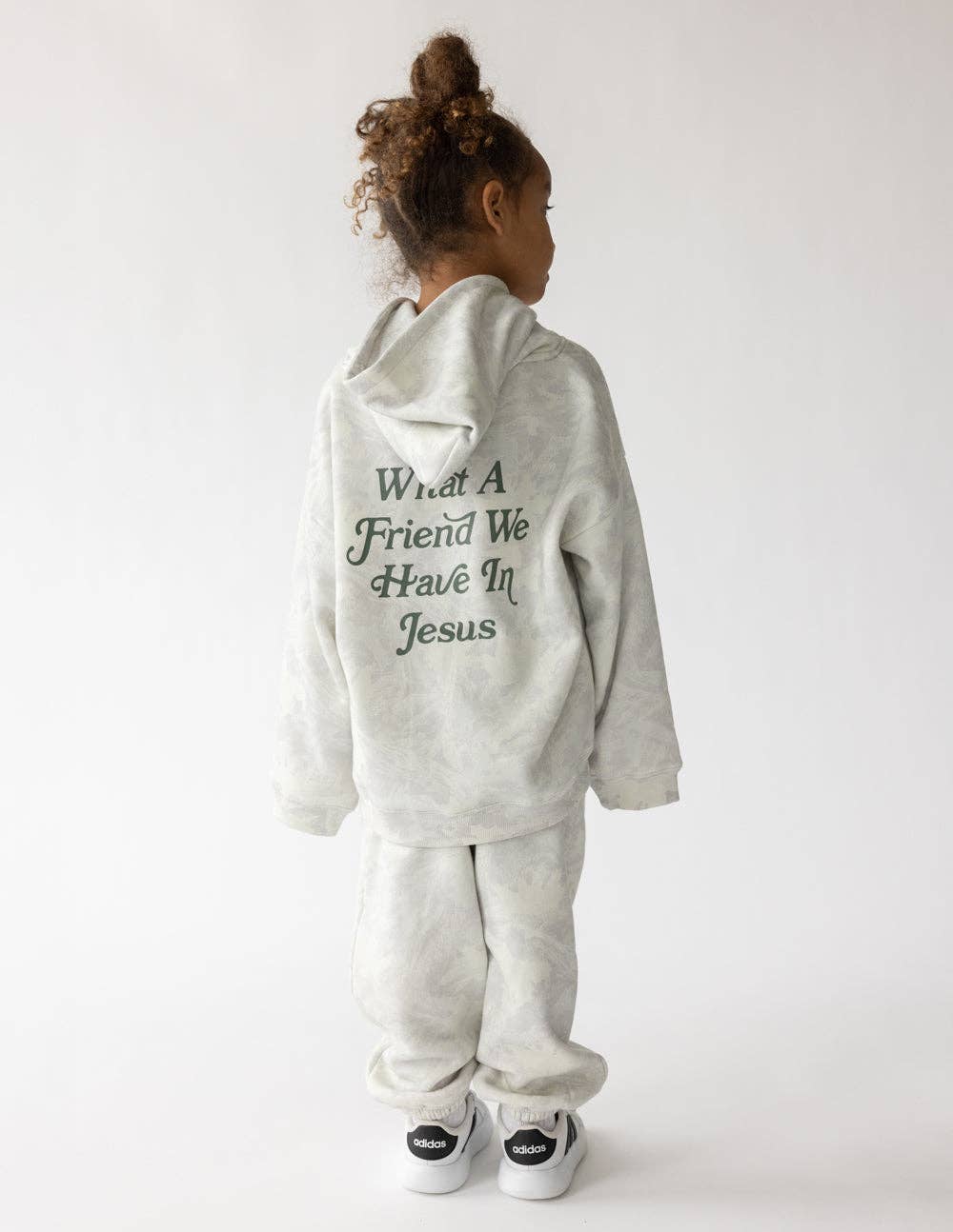 What a Friend in Jesus | Camo Kids Hoodie