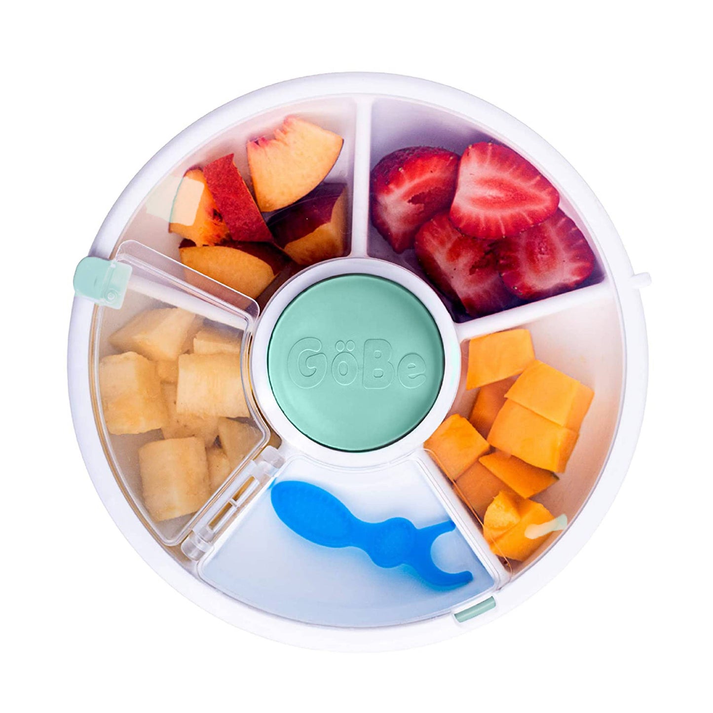 GoBe Kids Small Snack Spinner Flip | Travel Snack Box