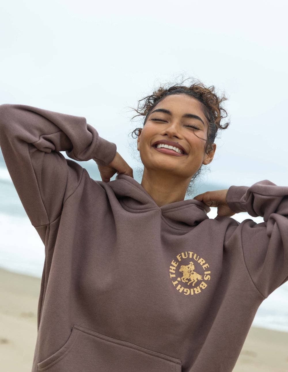 The Future Is Bright Rodeo Adult Hoodie