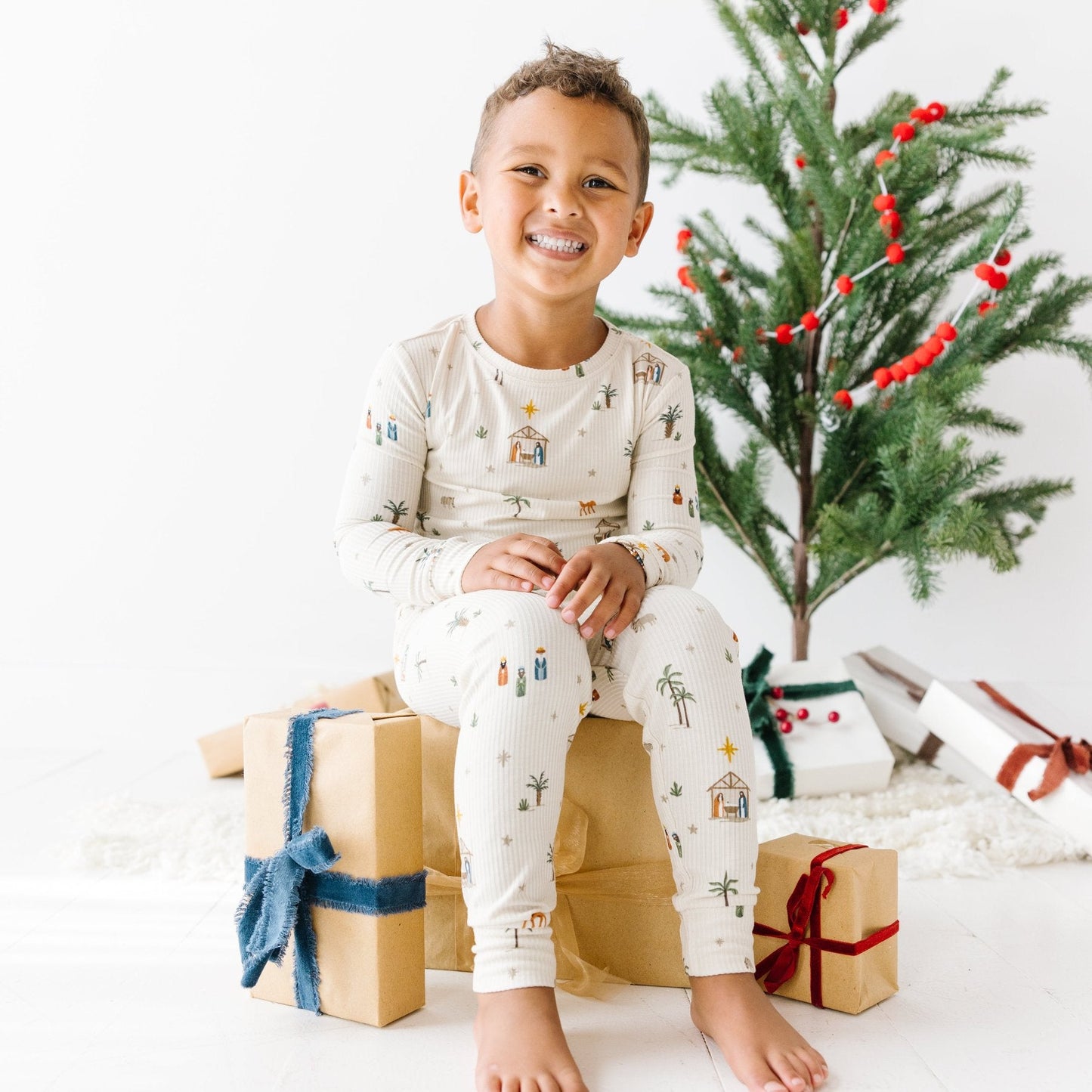 Two-Piece Bamboo Pajama Set | Nativity