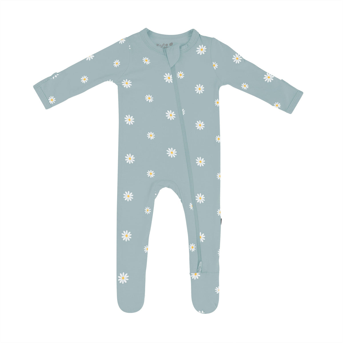 Bamboo Cotton Zippered Footie | Daisy