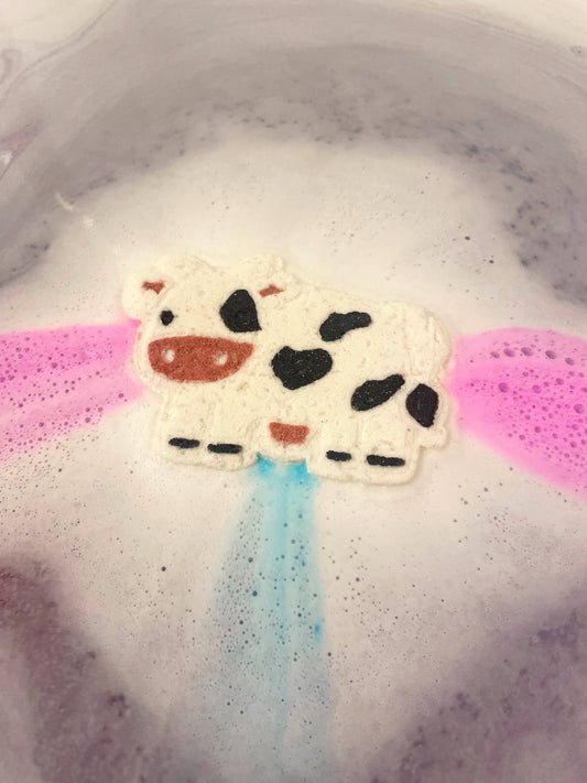 Cow Bath Bomb - with toy!