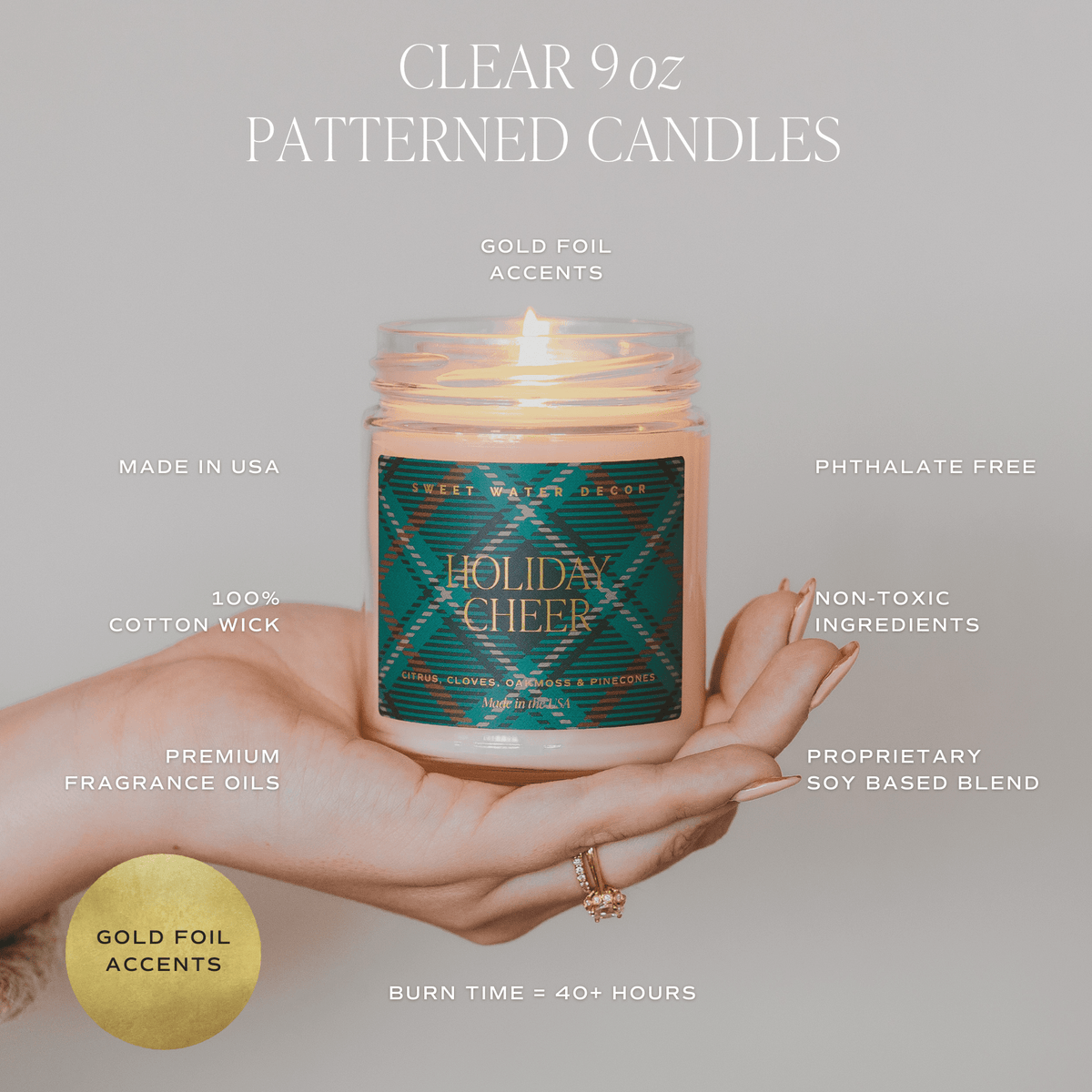 Merry and Bright Soy Candle | 9 oz