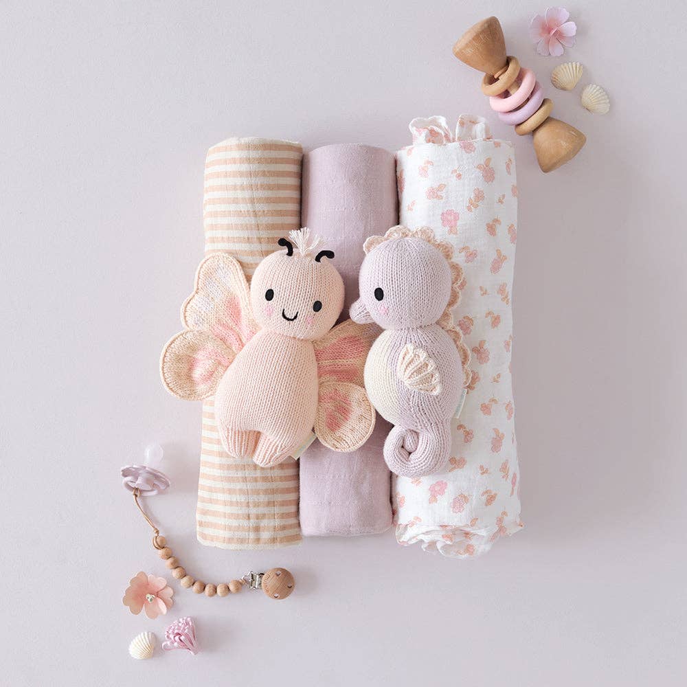 Baby seahorse (lilac) | cuddle+kind baby animal