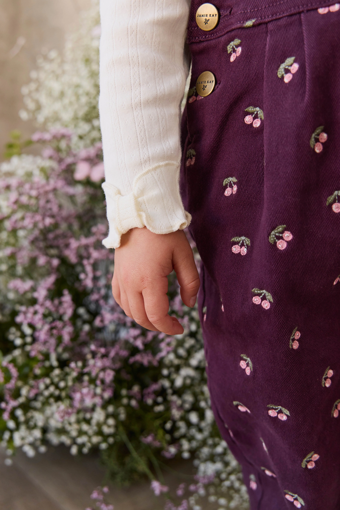 Organic Cotton Pointelle Eliane Top | Parchment
