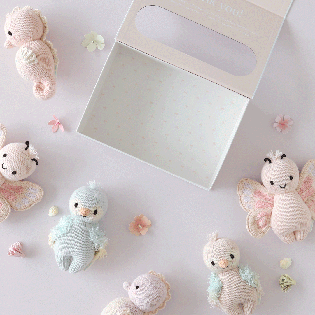 Baby seahorse (lilac) | cuddle+kind baby animal