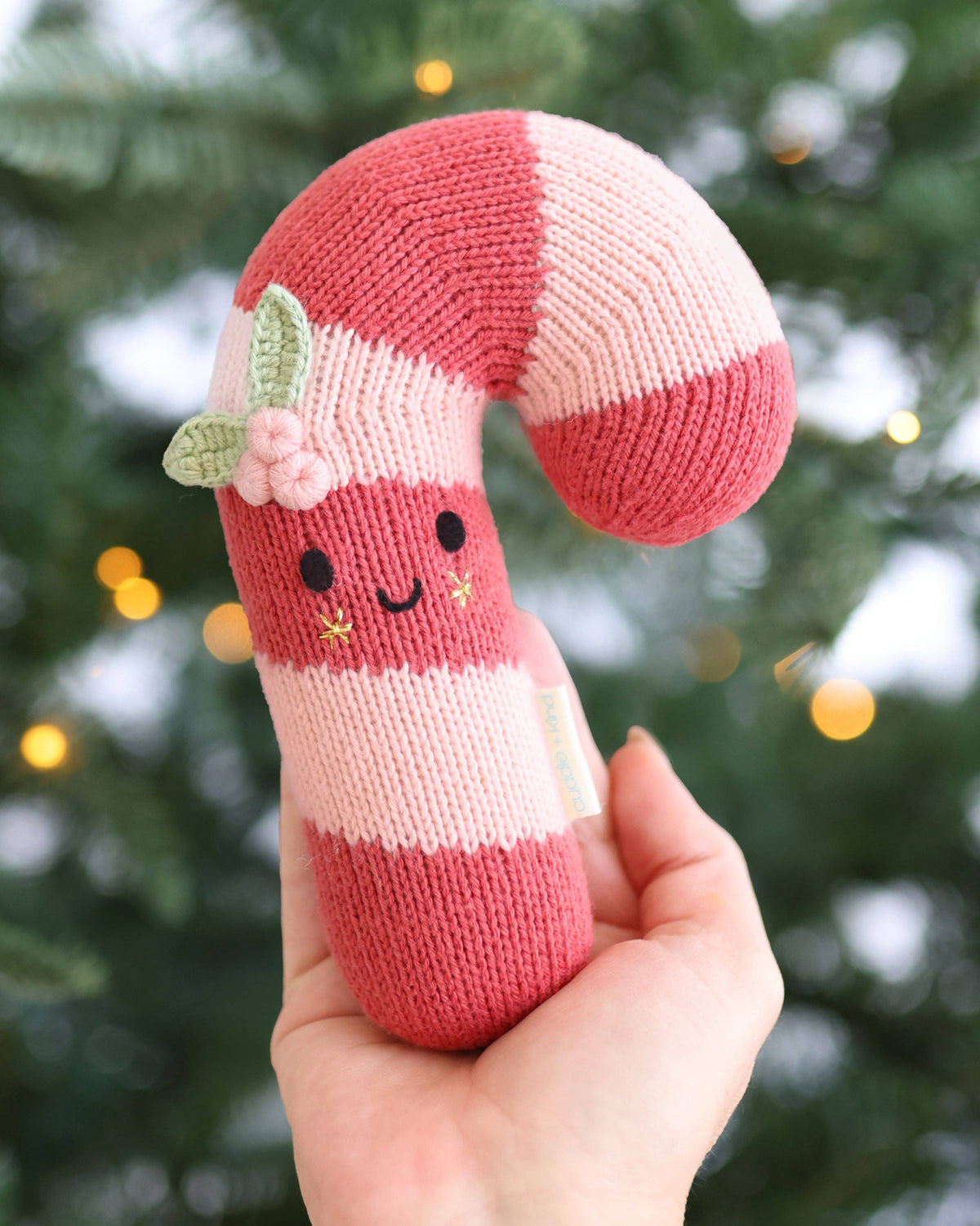 Baby Candy Cane (blush stripe) | cuddle+kind