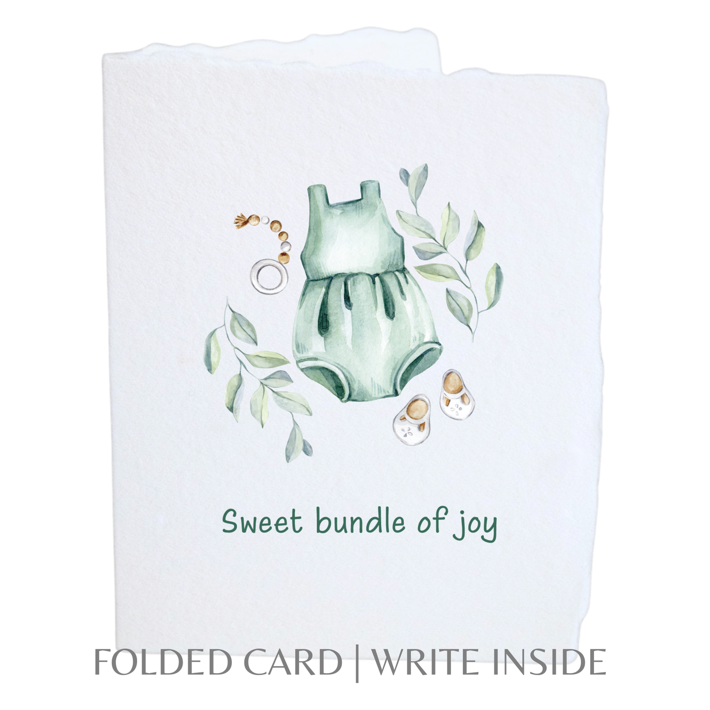 Sweet Bundle of Joy (Girl) | Greeting Card + Decor