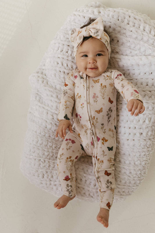 Wildflower | Bamboo Zipper Pajamas