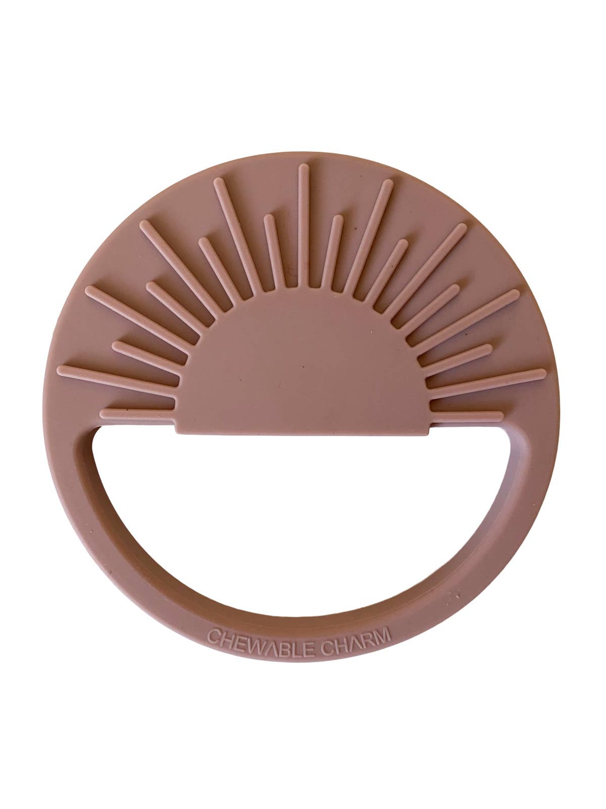 Sun Silicone Teether | Rose