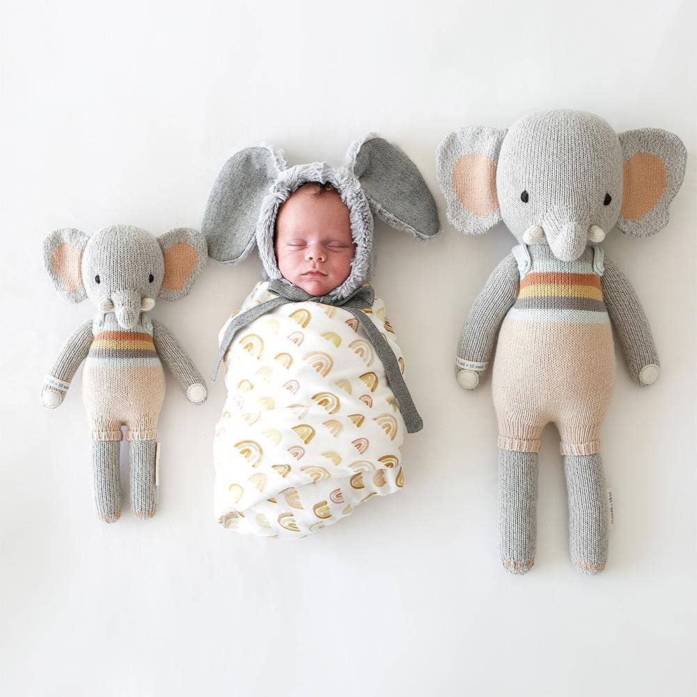 Evan the Elephant | cuddle+kind doll