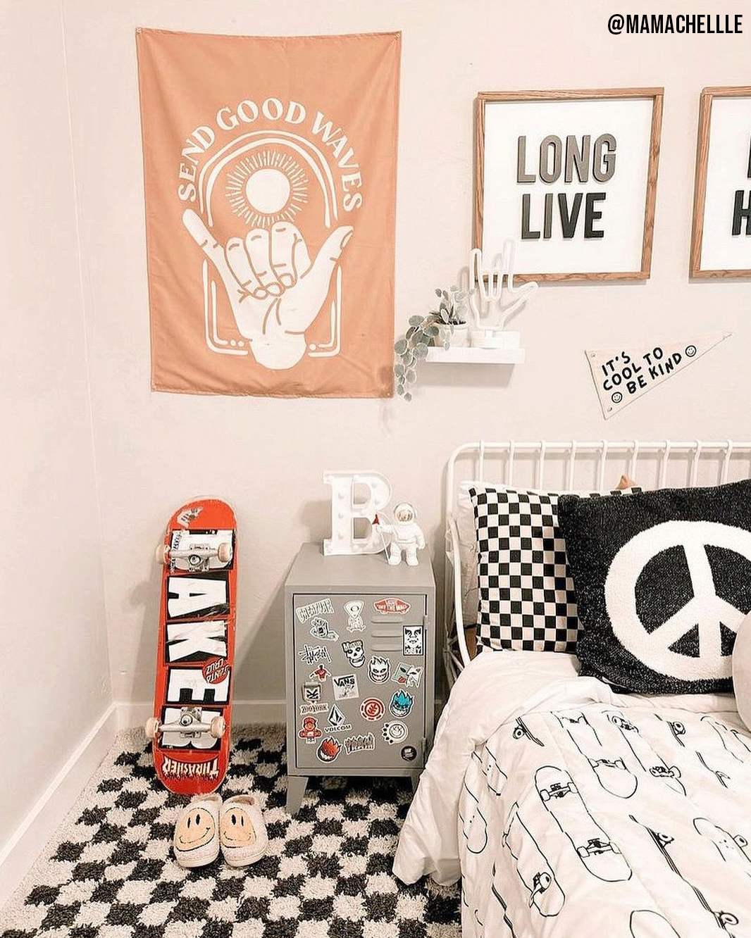 It's Cool To Be Kind Canvas Pennant Flag