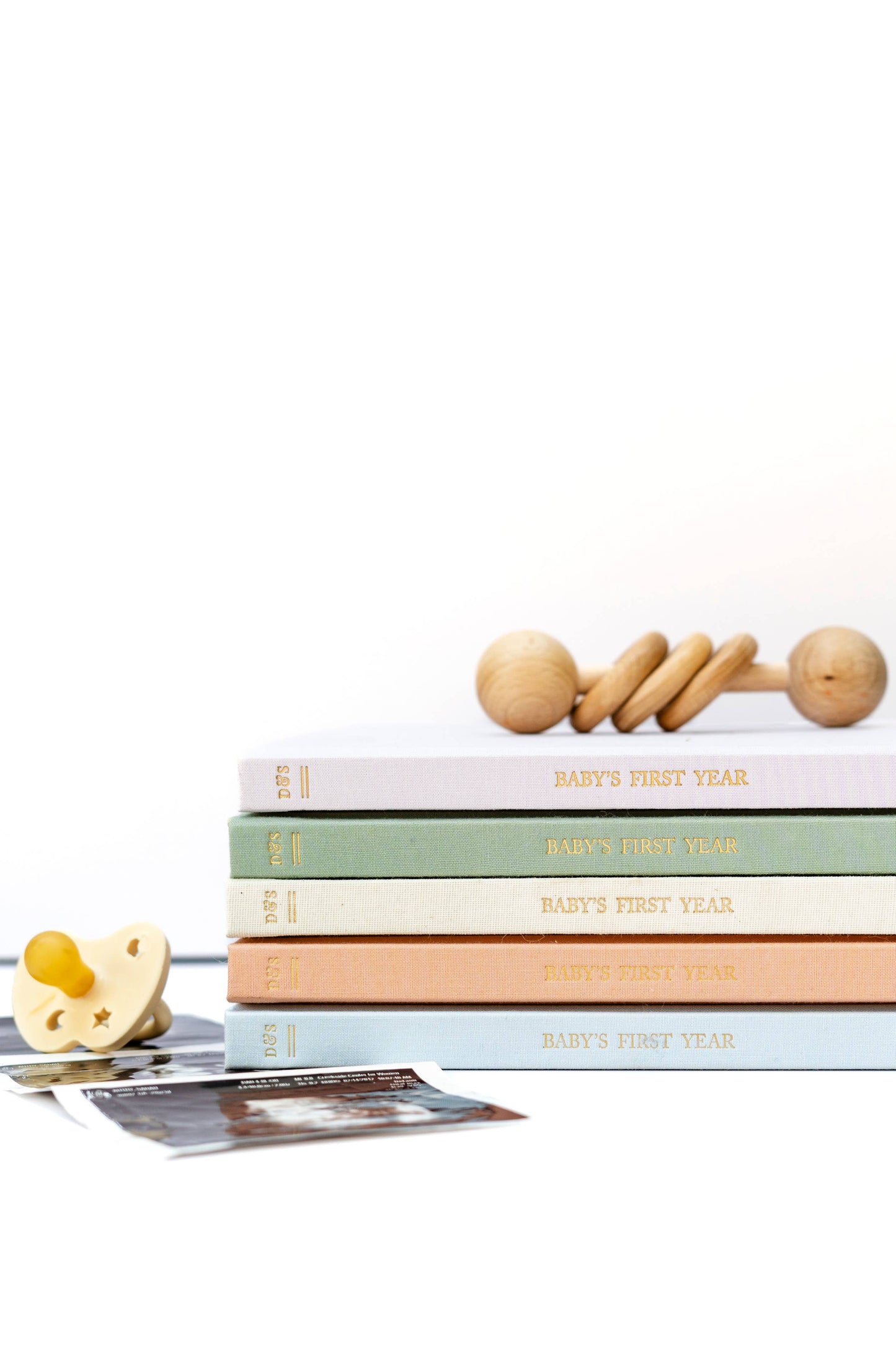 Baby's First Year Memory Book & Photo Album | Sage Green