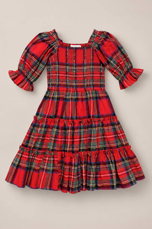 Madeline Dress | Holiday Plaid