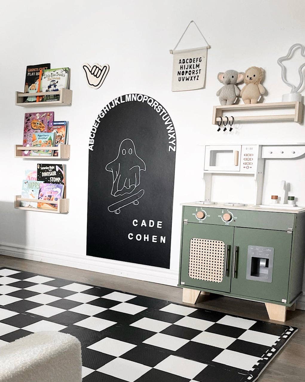 Magic Playwall - Arch Magnetic Wall Decal for Kids | Caramel