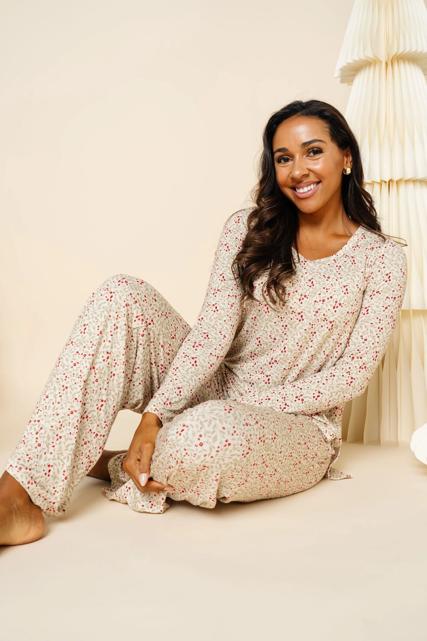 Women's Lounge Long Sleeve Tee | Holly