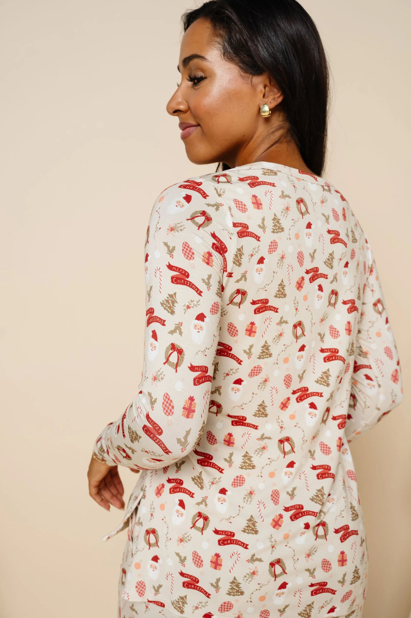 Women's Lounge Long Sleeve Tee | Mistletoe