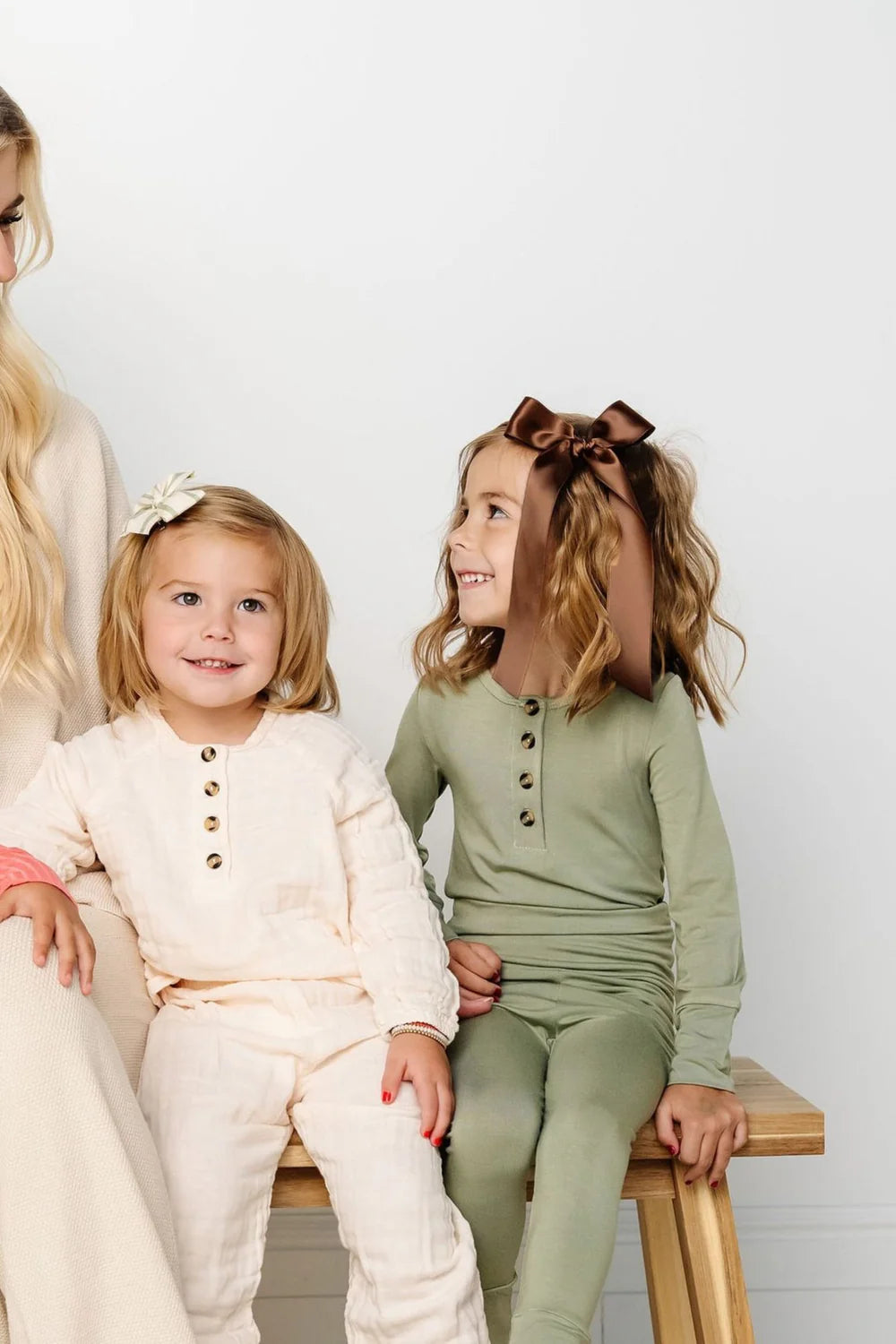 Chocolate Satin Bow | Sash Clip