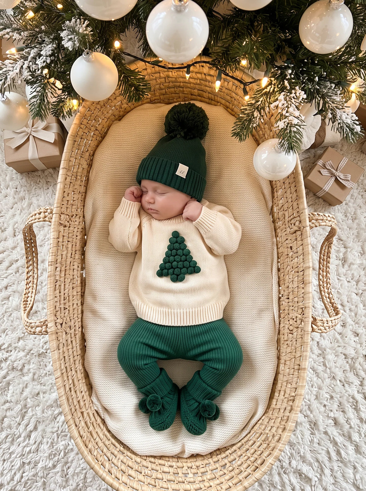 Pom Alpine Tree Sweater