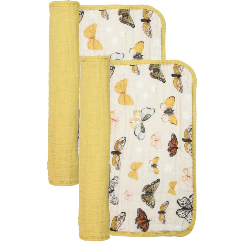 Cloud Muslin Burp Cloth 2 Packs (Multiple Color Options)