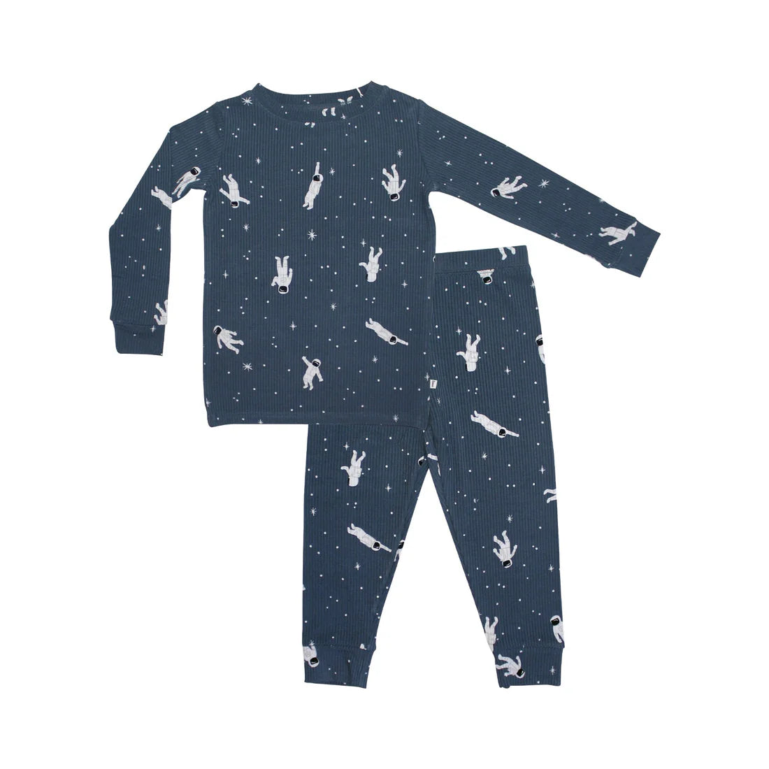 Ribbed Two-Piece Bamboo Pajama Set | Astronauts
