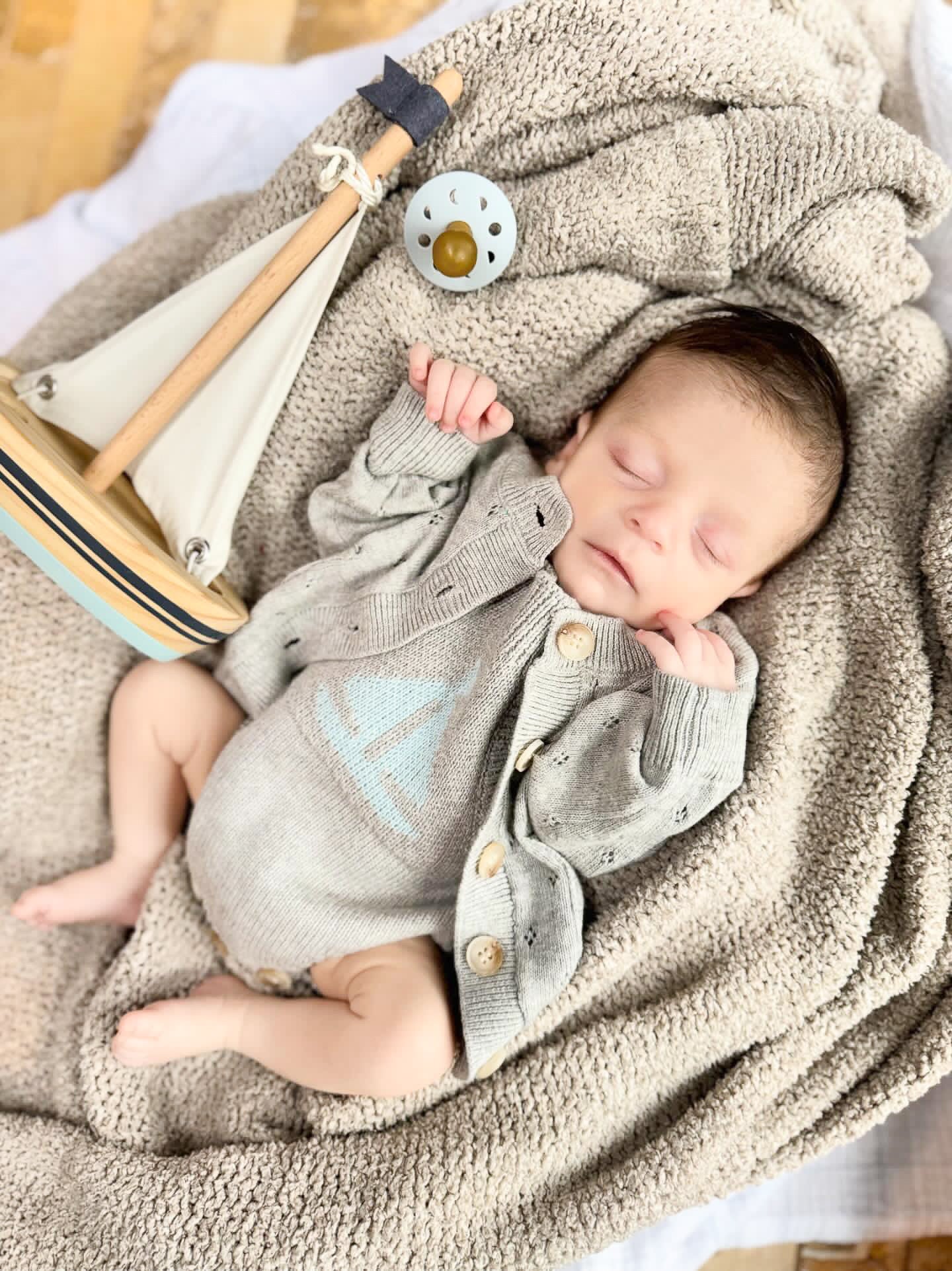 Pointelle Cardigan | Heather Gray