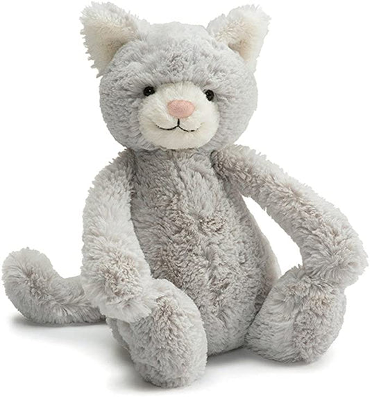 Bashful Grey Kitty | Medium